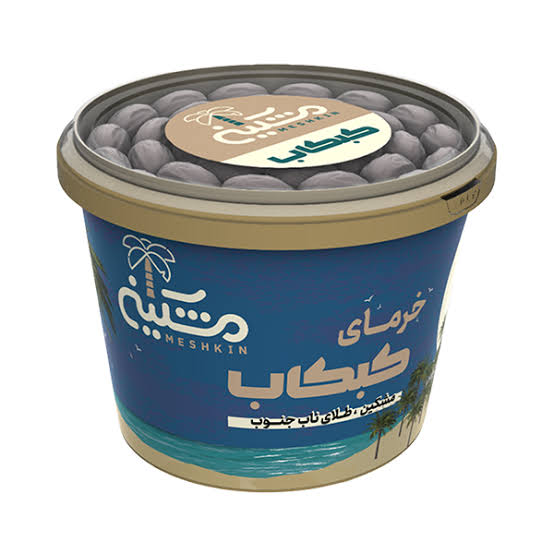 خرما کبکاب مشکین 2 کیلویی تازه با بسته بندی مناسب مصرف